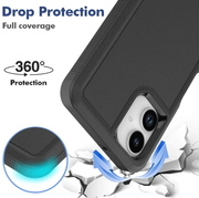 Samsung Galaxy A06 4G Dual Layer Armor Hard Case – Black by techplus