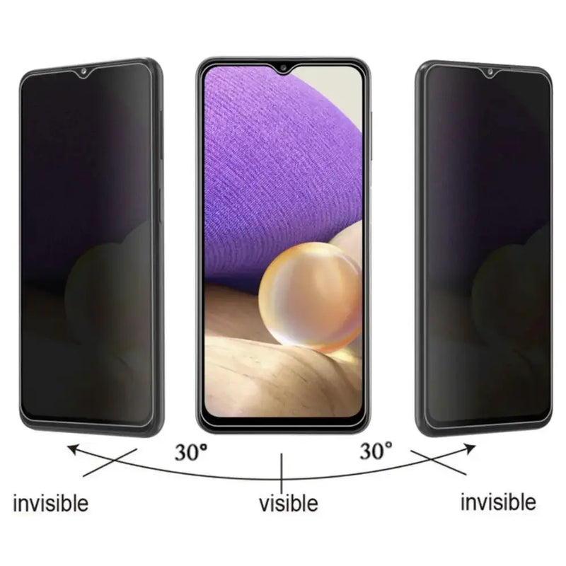 techplus Samsung Galaxy A06 Glass Privacy Screen Protector Samsung Galaxy A06 Privacy Screen Protector 9H