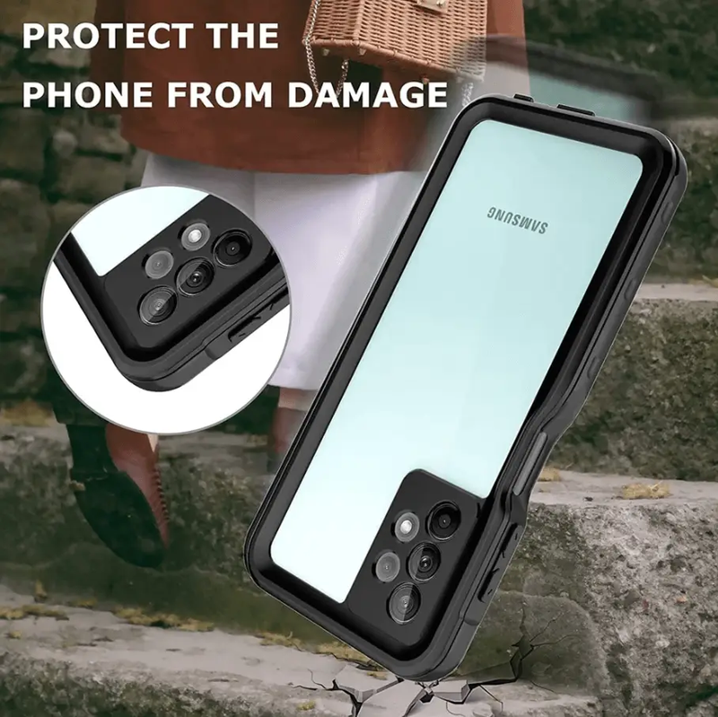 Samsung Galaxy A13 4G Waterproof Case Redpepper Full Protection by techplus