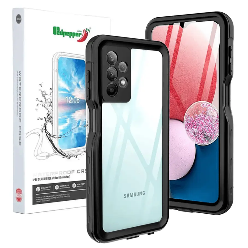 Samsung Galaxy A13 4G Waterproof Case Redpepper Full Protection by techplus