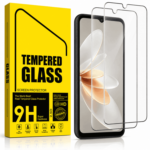 techplus Screen protector Samsung Galaxy A90 5G Tempered Glass Screen Protector (2 Pack)  – 9H HD Clear 2.5D Rounded Edge Samsung Galaxy A90 5G Tempered Glass Screen Protector