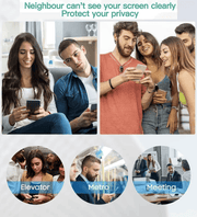 techplus Samsung Galaxy A14 Privacy Tempered Glass Screen Protector (2 Pack) – 9H HD Anti-Spy, 2.5D Rounded Edge, Impact & Scratch Resistant Samsung Galaxy A14 Privacy Tempered Glass Screen Protector (2 Pack) – 9H HD Anti-Spy, 2.5D Rounded Edge, Impact & Scratch Resistant