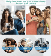 techplus Screen protector Samsung Galaxy A90 5G Privacy Tempered Glass Screen Protector (2 Pack) – 9H HD Anti-Spy, 2.5D Rounded Edge, Impact & Scratch Resistant Samsung Galaxy A90 5G Privacy Screen Protector 2 Pack