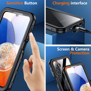 Samsung Galaxy A14 4G/5G Waterproof Case Redpepper Full Protection by techplus