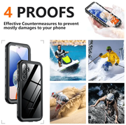 Samsung Galaxy A14 4G/5G Waterproof Case Redpepper Full Protection by techplus