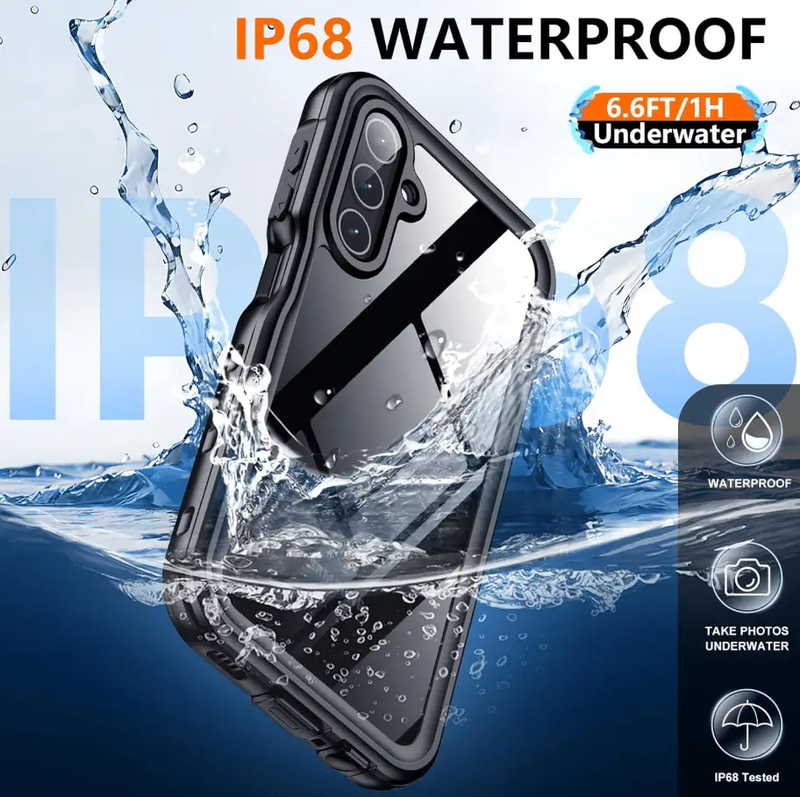 Samsung Galaxy A14 4G/5G Waterproof Case Redpepper Full Protection by techplus