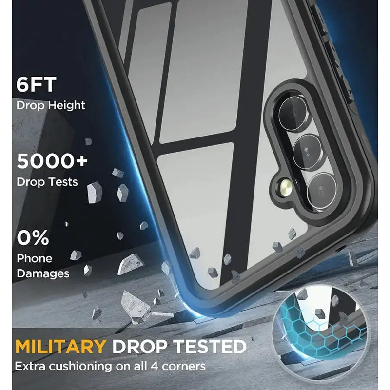 techplus Mobile Phone Case Samsung Galaxy A15 4G/5G Waterproof Case Redpepper Full Protection Samsung Galaxy A15 4G/5G Waterproof Case Redpepper Full Protection...