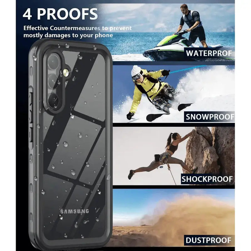 techplus Mobile Phone Case Samsung Galaxy A15 4G/5G Waterproof Case Redpepper Full Protection Samsung Galaxy A15 4G/5G Waterproof Case Redpepper Full Protection...
