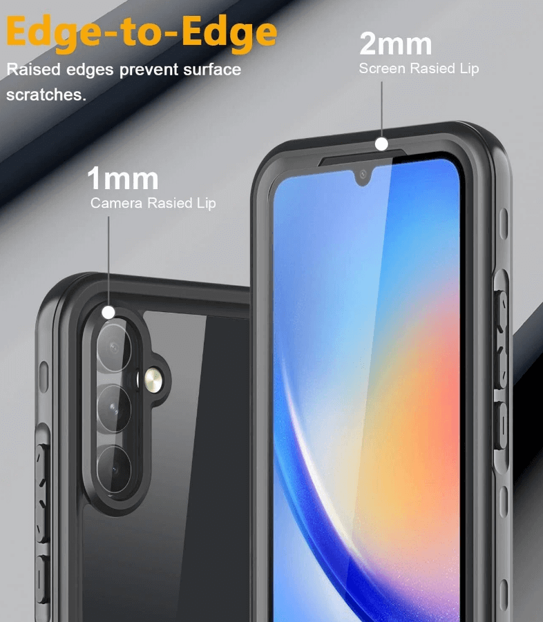techplus Mobile Phone Case Samsung Galaxy A15 4G/5G Waterproof Case Redpepper Full Protection Samsung Galaxy A15 4G/5G Waterproof Case Redpepper Full Protection...