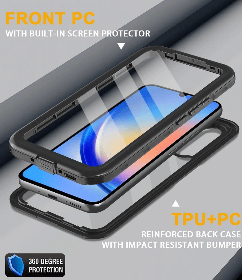 techplus Mobile Phone Case Samsung Galaxy A15 4G/5G Waterproof Case Redpepper Full Protection Samsung Galaxy A15 4G/5G Waterproof Case Redpepper Full Protection...