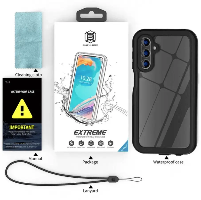 Samsung Galaxy A16 5G Waterproof Case Redpepper Full Protection by techplus