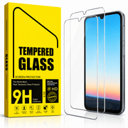Samsung Galaxy A16 5G Tempered Glass Screen Protector (2 Pack) – 9H HD Clear 2.5D Rounded Edge by techplus