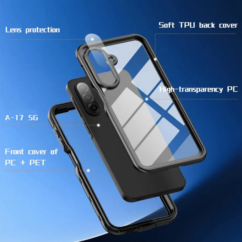 Samsung Galaxy A17 5G Waterproof Case Redpepper Full Body Protection by techplus