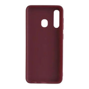 Silicone Case for Samsung Galaxy A20/A30 (Maroon) by 9eight5