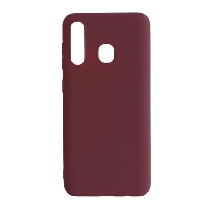 Silicone Case for Samsung Galaxy A20/A30 (Maroon) by 9eight5