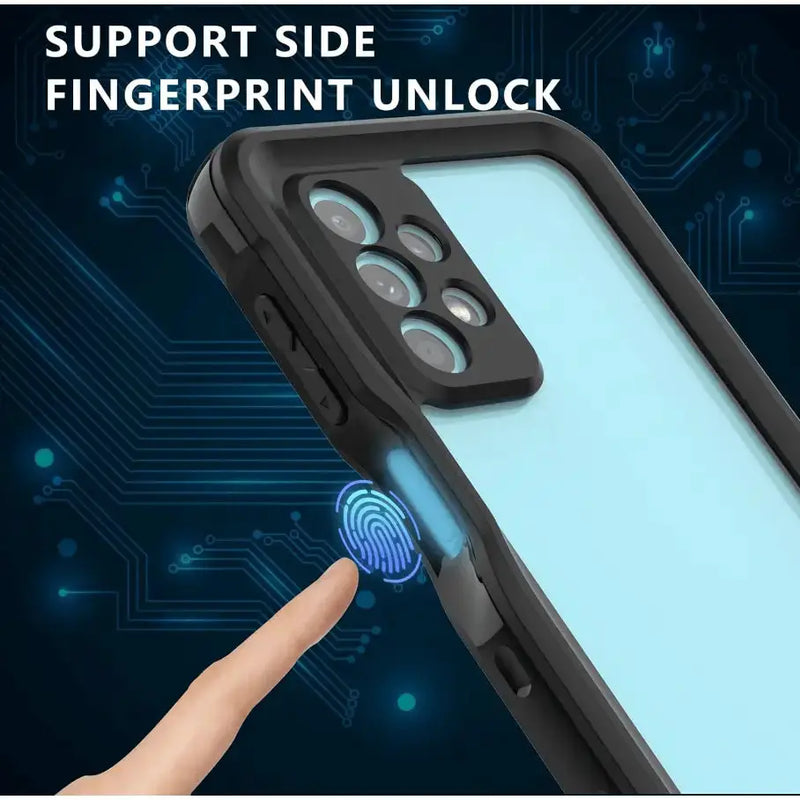 techplus Mobile Phone Case Samsung Galaxy A23 4G / 5G Waterproof Case Redpepper Full Body Protection Samsung Galaxy A23 4G / 5G Waterproof Case Redpepper Full Body Prot...