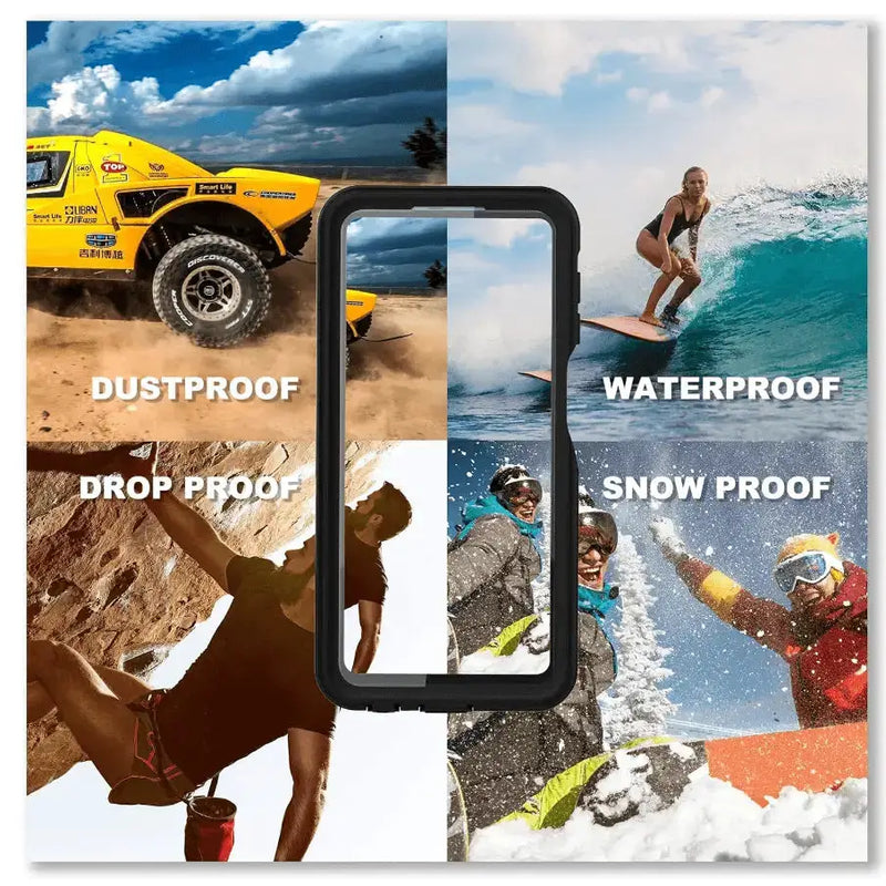 techplus Mobile Phone Case Samsung Galaxy A23 4G / 5G Waterproof Case Redpepper Full Body Protection Samsung Galaxy A23 4G / 5G Waterproof Case Redpepper Full Body Prot...