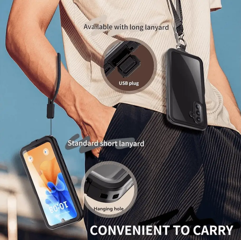 Samsung Galaxy A26 5G Waterproof Case Redpepper Full Protection by techplus