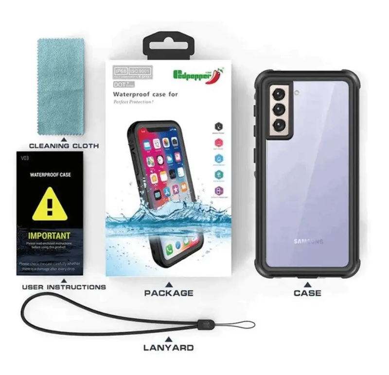 Samsung Galaxy A26 5G Waterproof Case Redpepper Full Protection by techplus