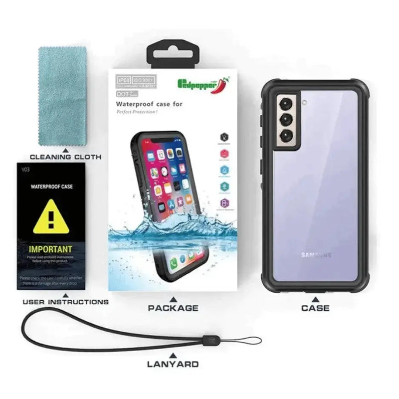 techplus Mobile Phone Case Samsung Galaxy A26 5G Waterproof Case Redpepper Full Protection Samsung Galaxy A26 5G Waterproof Case Redpepper Full Protection...