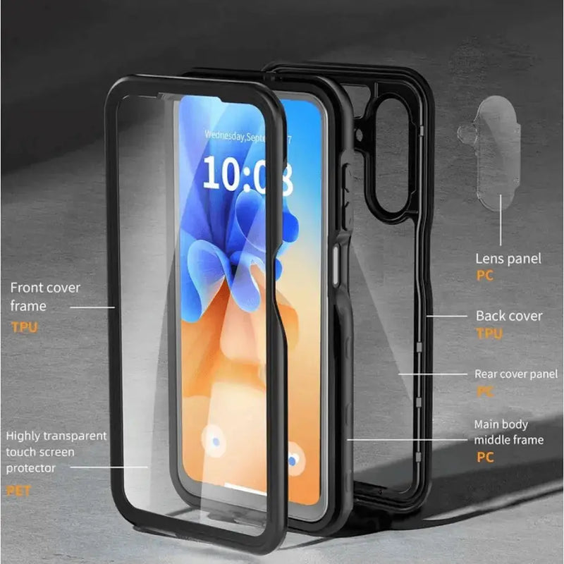techplus Mobile Phone Case Samsung Galaxy A26 5G Waterproof Case Redpepper Full Protection Samsung Galaxy A26 5G Waterproof Case Redpepper Full Protection...