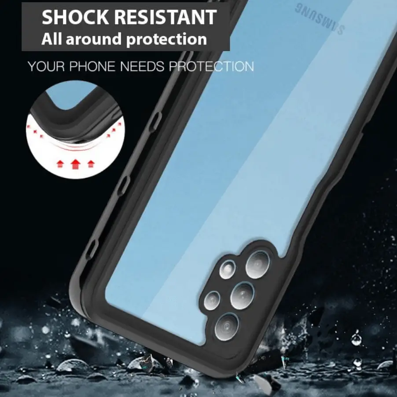 Samsung Galaxy A32 5G Waterproof Case Redpepper Full Protection by techplus