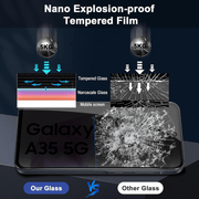 techplus Samsung Galaxy A57 5G Privacy Tempered Glass Screen Protector – 9H HD Anti-Spy, 2.5D Rounded Edge, Impact & Scratch Resistant Samsung Galaxy A57 5G Privacy Tempered Glass Screen Protector – 9H HD Anti-Spy, 2.5D Rounded Edge, Impact & Scratch Resistant