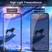 techplus Screen protector Samsung Galaxy A71 5G Privacy Tempered Glass Screen Protector – 9H HD Anti-Spy, 2.5D Rounded Edge, Impact & Scratch Resistant Samsung Galaxy A71 5G Privacy Screen Protector 9H
