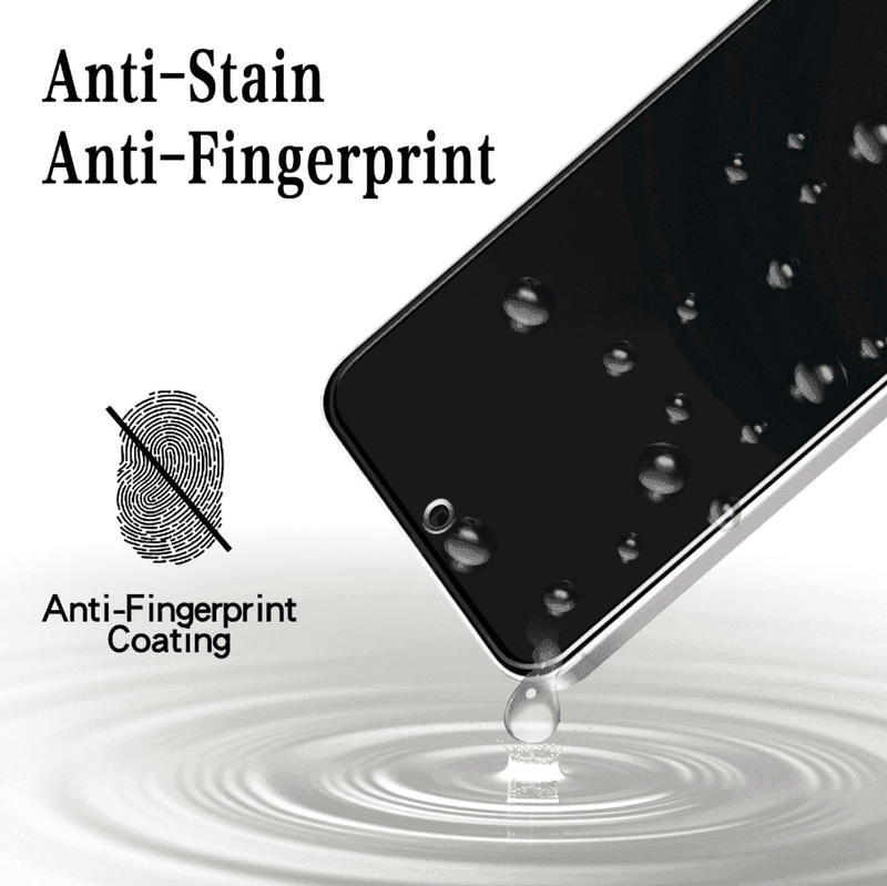techplus Screen protector Samsung Galaxy A27 5G Privacy Tempered Glass Screen Protector (2 Pack) – 9H HD Anti-Spy, 2.5D Rounded Edge, Impact & Scratch Resistant Samsung Galaxy A27 5G Privacy Glass Screen Protector