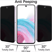 techplus Samsung Galaxy A56 5G Privacy Tempered Glass Screen Protector (2 Pack) – 9H HD Anti-Spy, 2.5D Rounded Edge, Impact & Scratch Resistant Samsung Galaxy A56 5G Privacy Tempered Glass Screen Protector (2 Pack) – 9H HD Anti-Spy, 2.5D Rounded Edge, Impact & Scratch Resistant