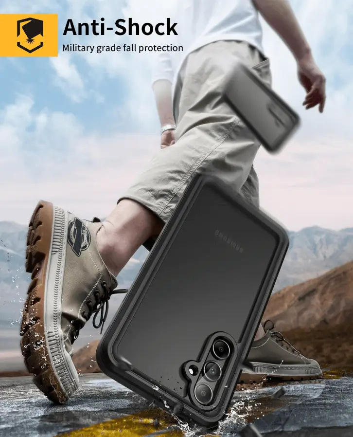 Samsung Galaxy A35 5G Waterproof Case Redpepper Full Protection by techplus