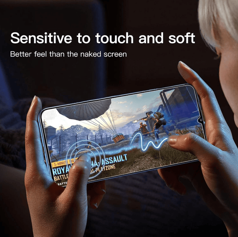 Samsung Galaxy A35 5G Tempered Glass Screen Protector – 9H HD Clear 2.5D Rounded Edge by techplus