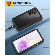 techplus Mobile Phone Case Samsung Galaxy A35 5G Waterproof Case Redpepper Full Protection Samsung Galaxy A35 5G Waterproof Case Redpepper Full Protection...