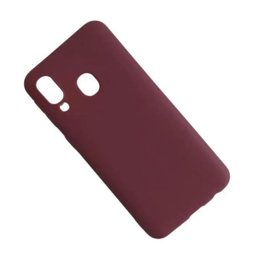 Silicone Case for Samsung Galaxy A40 (Maroon) by 9eight5