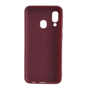 Silicone Case for Samsung Galaxy A40 (Maroon) by 9eight5
