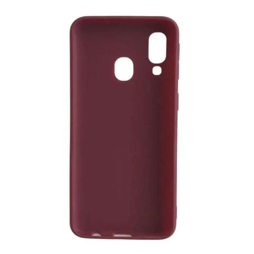 Silicone Case for Samsung Galaxy A40 (Maroon) by 9eight5