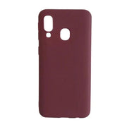 Silicone Case for Samsung Galaxy A40 (Maroon) by 9eight5
