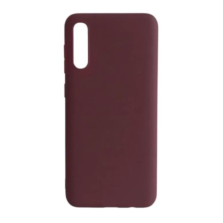 Silicone Case for Samsung Galaxy A50/A50S (Maroon) by 9eight5