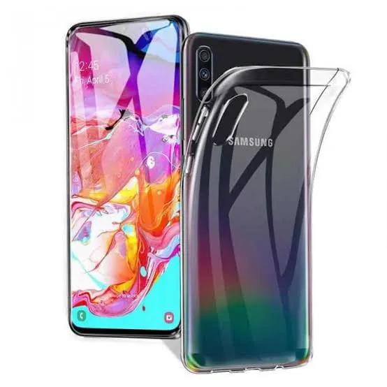 Silicone Case for Samsung Galaxy A50/A50S (Clear) by 9eight5