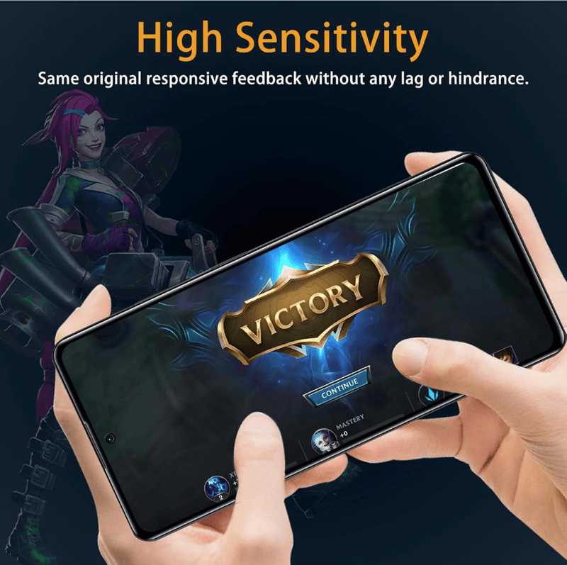 techplus Samsung Galaxy A51 Privacy Tempered Glass Screen Protector 9H Anti Spy Samsung Galaxy A51 Privacy Screen Protector 9H Anti Spy