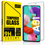techplus Screen protector Samsung Galaxy A51 Tempered Glass Screen Protector 9H HD Clear 2.5D Edge Samsung Galaxy A51 Tempered Glass Screen Protector 9H