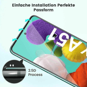 techplus Samsung Galaxy A51 Tempered Glass Screen Protector 2 Pack 9H HD Clear Samsung Galaxy A51 Tempered Glass Screen Protector
