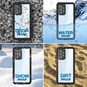 Samsung Galaxy A53 5G Waterproof Case Redpepper Full Protection by techplus