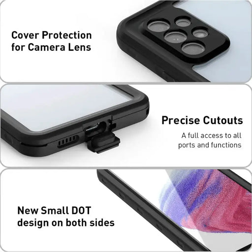 techplus Mobile Phone Case Samsung Galaxy A53 5G Waterproof Case Redpepper Full Protection Samsung Galaxy A53 5G Waterproof Case Redpepper Full Protection...