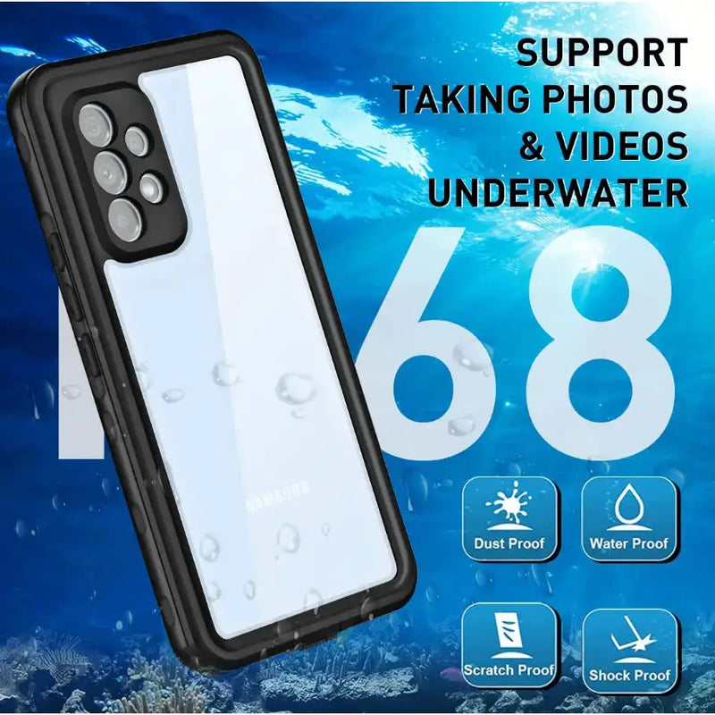 techplus Mobile Phone Case Samsung Galaxy A53 5G Waterproof Case Redpepper Full Protection Samsung Galaxy A53 5G Waterproof Case Redpepper Full Protection...