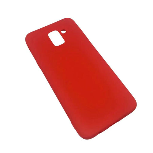 Silicone Case for Samsung Galaxy A6 (2018) (Red) by 9eight5