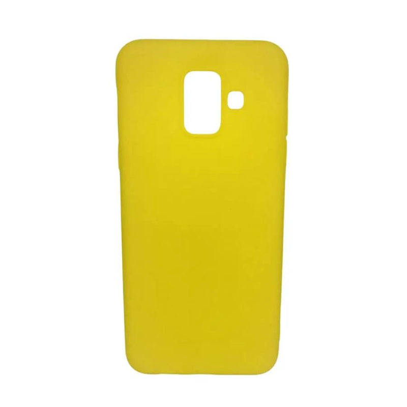 Silicone Case for Samsung Galaxy A6 (2018) (Yellow) by 9eight5