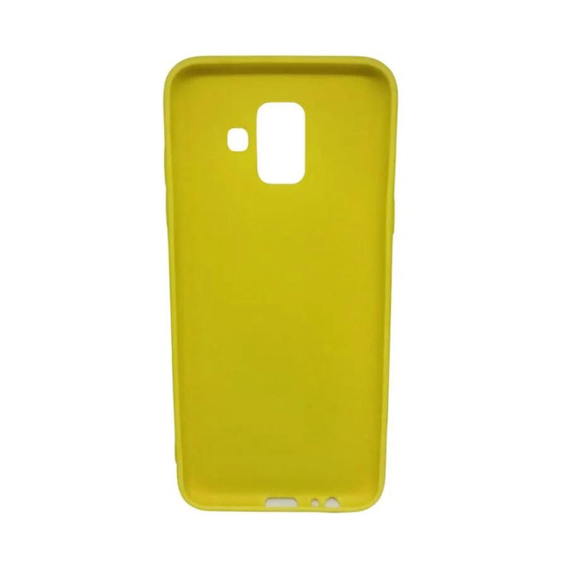 Silicone Case for Samsung Galaxy A6 (2018) (Yellow) by 9eight5