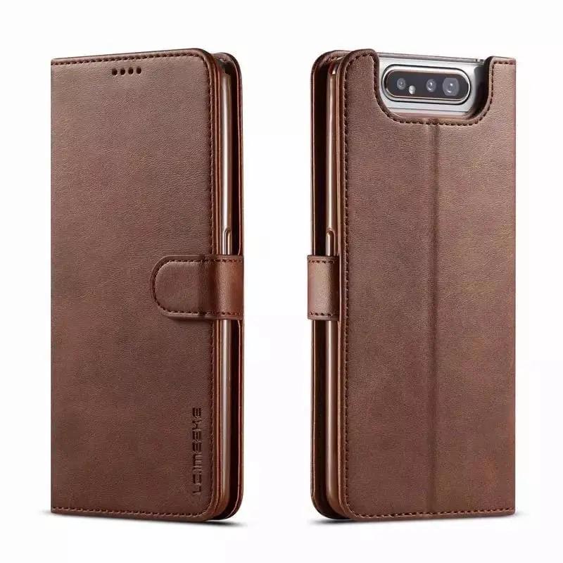 Wallet Case for Samsung Galaxy A80 / A90 (Brown) by 9eight5