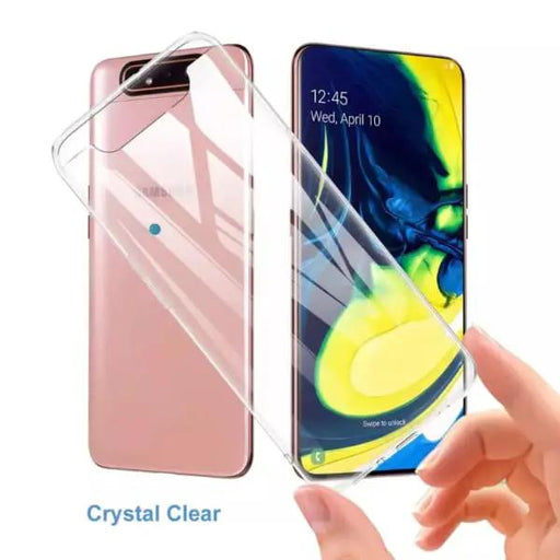 Silicone Case for Samsung Galaxy A80 / A90 (Clear) by 9eight5